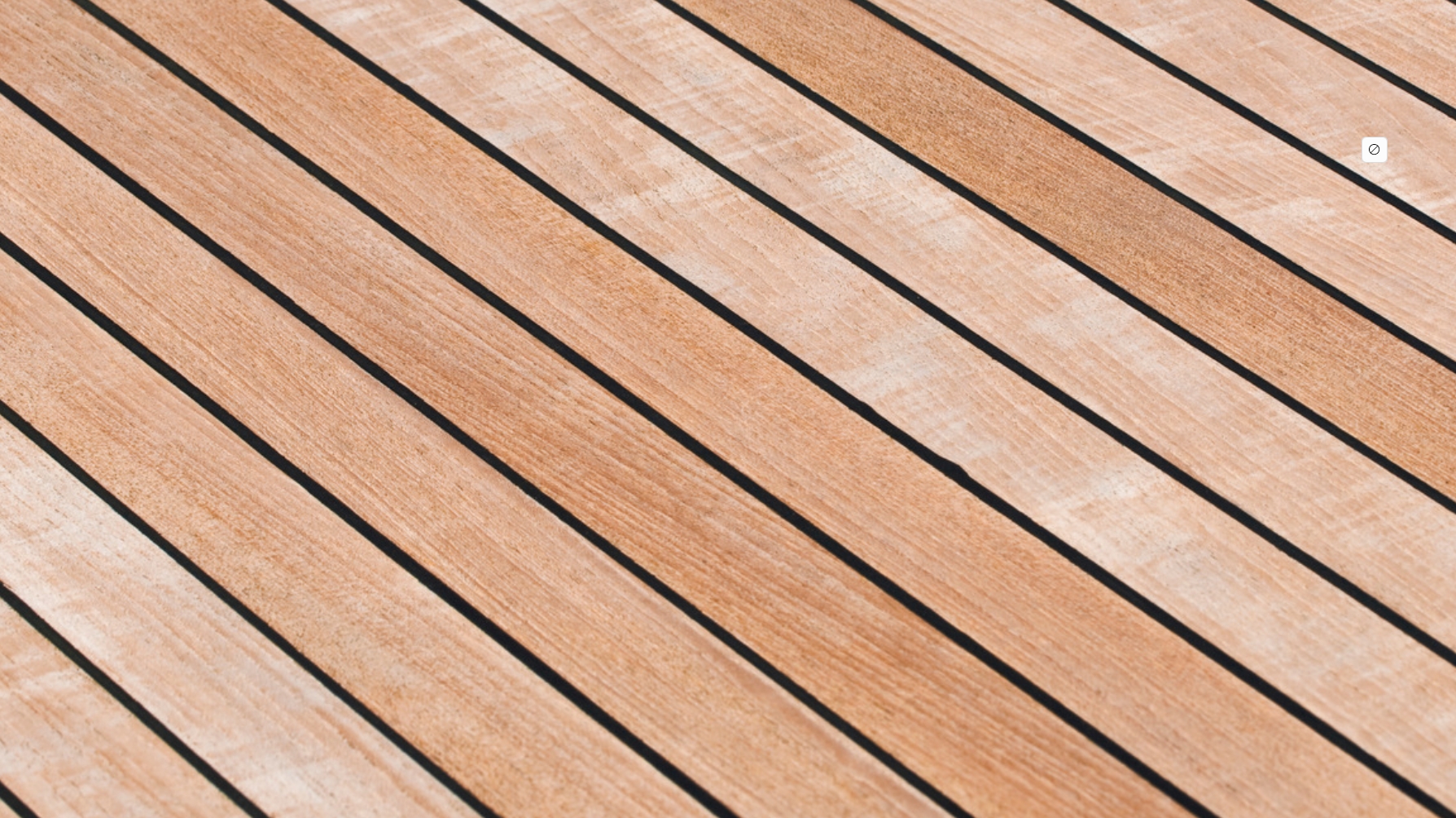 Terrasse en teck en construction