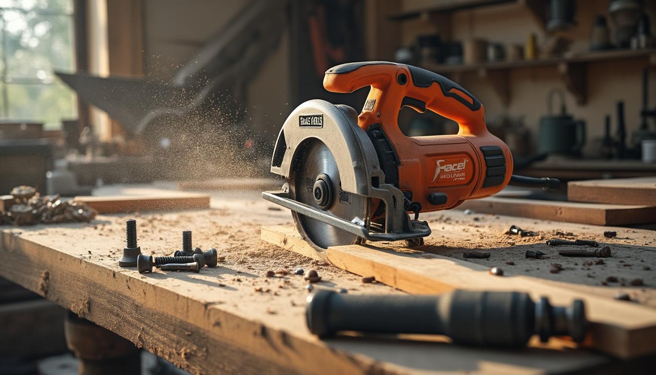 découvrez la scie circulaire racetools, l'outil incontournable pour tous vos projets de bricolage. alliant puissance et précision, elle vous permettra de réaliser des coupes nettes et rapides, transformant ainsi vos idées en réalisations. ne laissez plus vos projets de côté, équipez-vous de la scie qui facilite votre créativité!