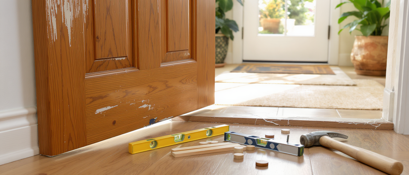 votre porte frotte ou ne ferme plus correctement ? découvrez des solutions simples et efficaces pour ajuster une porte qui ne rentre plus dans son encadrement. conseils pratiques pour remettre votre porte en bon état !