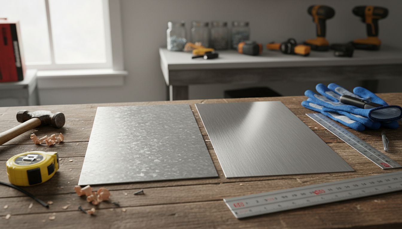 découvrez comment choisir entre acier galvanisé et inox pour vos projets de bricolage grâce à nos conseils pratiques sur la résistance, l'entretien et l'adaptation de chaque matériau.