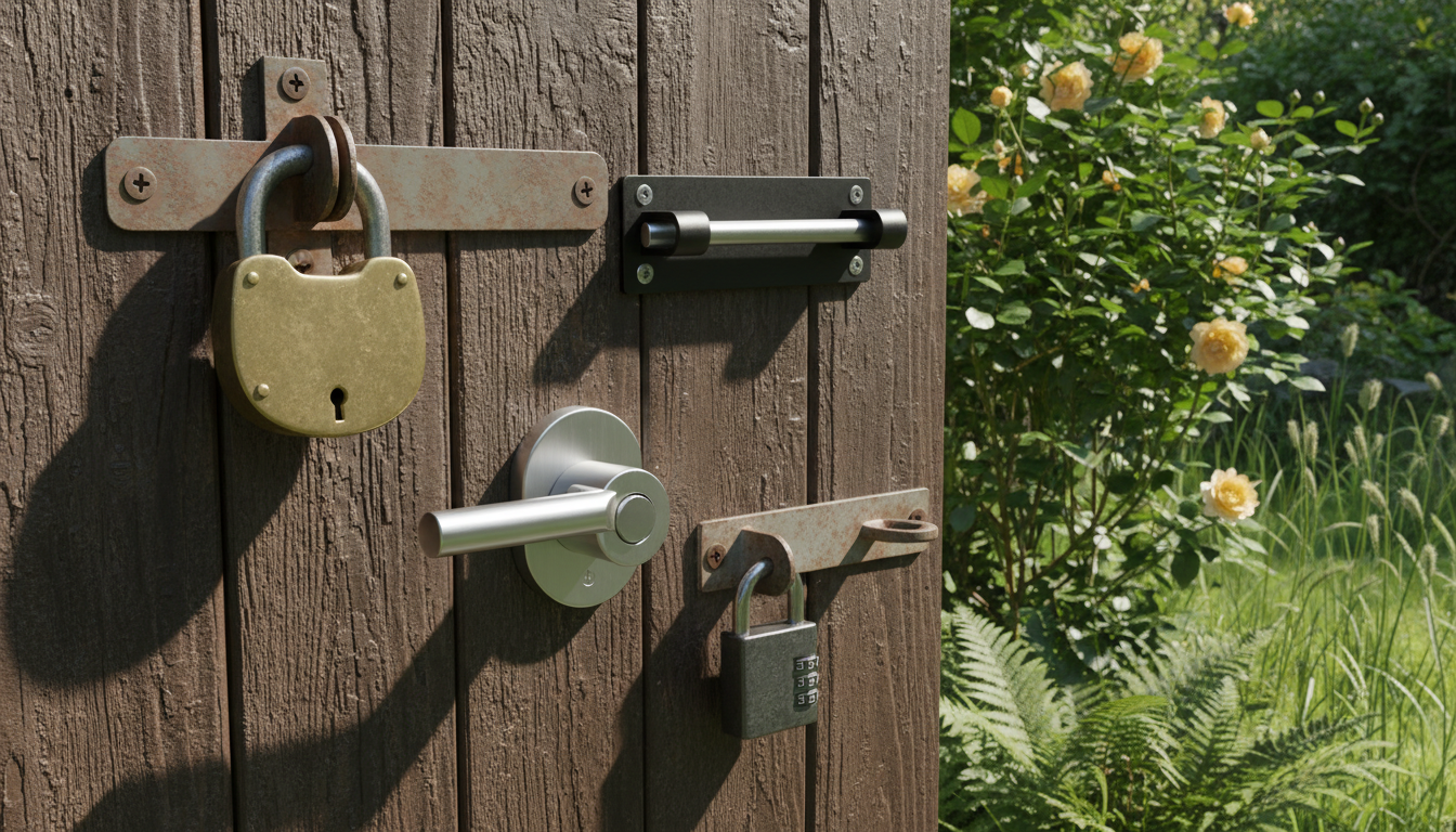 découvrez comment bien choisir le système de fermeture idéal pour sécuriser la porte de votre abri de jardin, alliant praticité et sécurité.