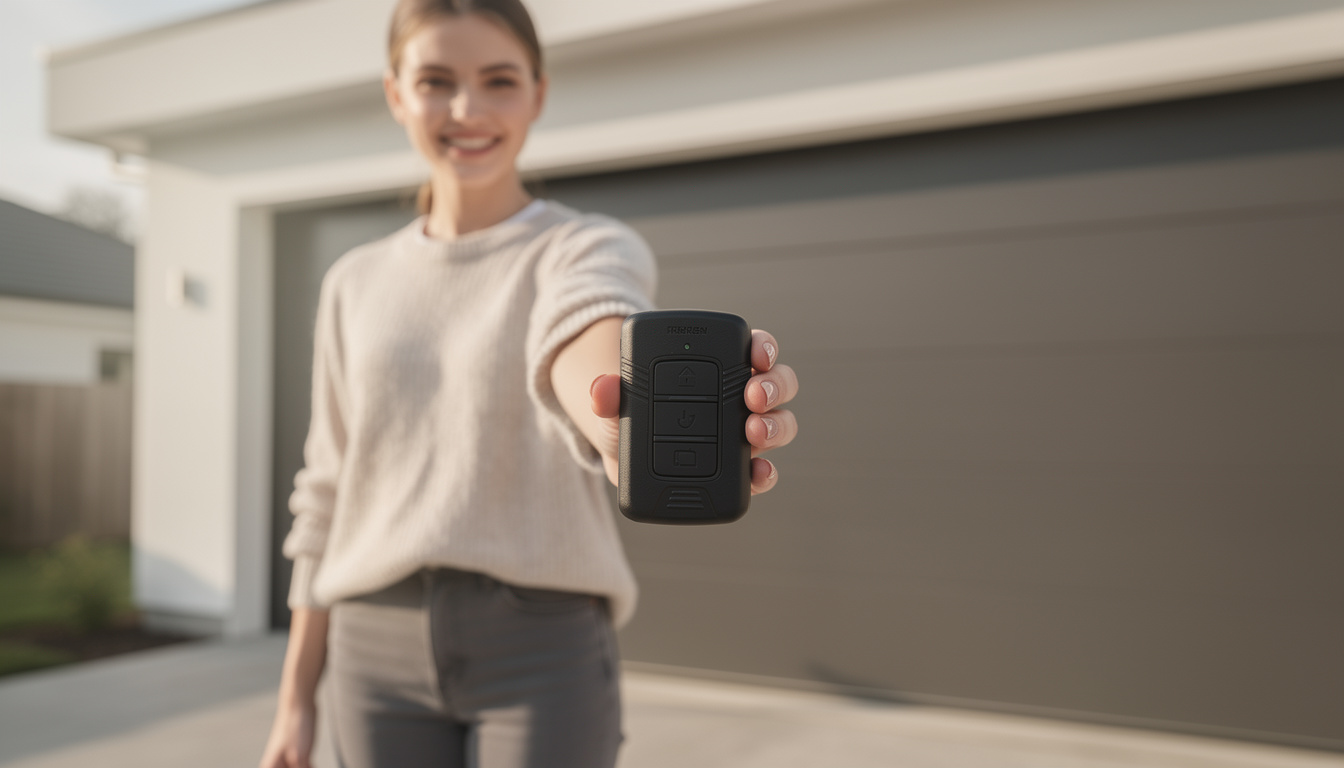 téléchargez la notice de programmation pour la télécommande bft b rcb04 vineyard et configurez facilement l'ouverture de votre porte de garage.