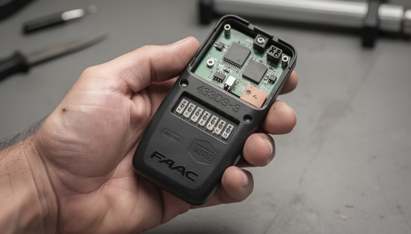 découvrez la notice complète pour la programmation de la télécommande faac 433ds-3, guide étape par étape pour configurer facilement votre porte de garage.
