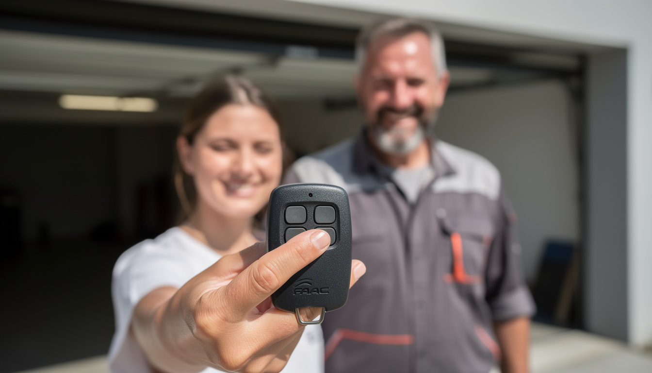 découvrez la notice complète pour la programmation de la télécommande porte de garage faac xt4 433 rc. guide étape par étape pour un réglage facile et rapide.