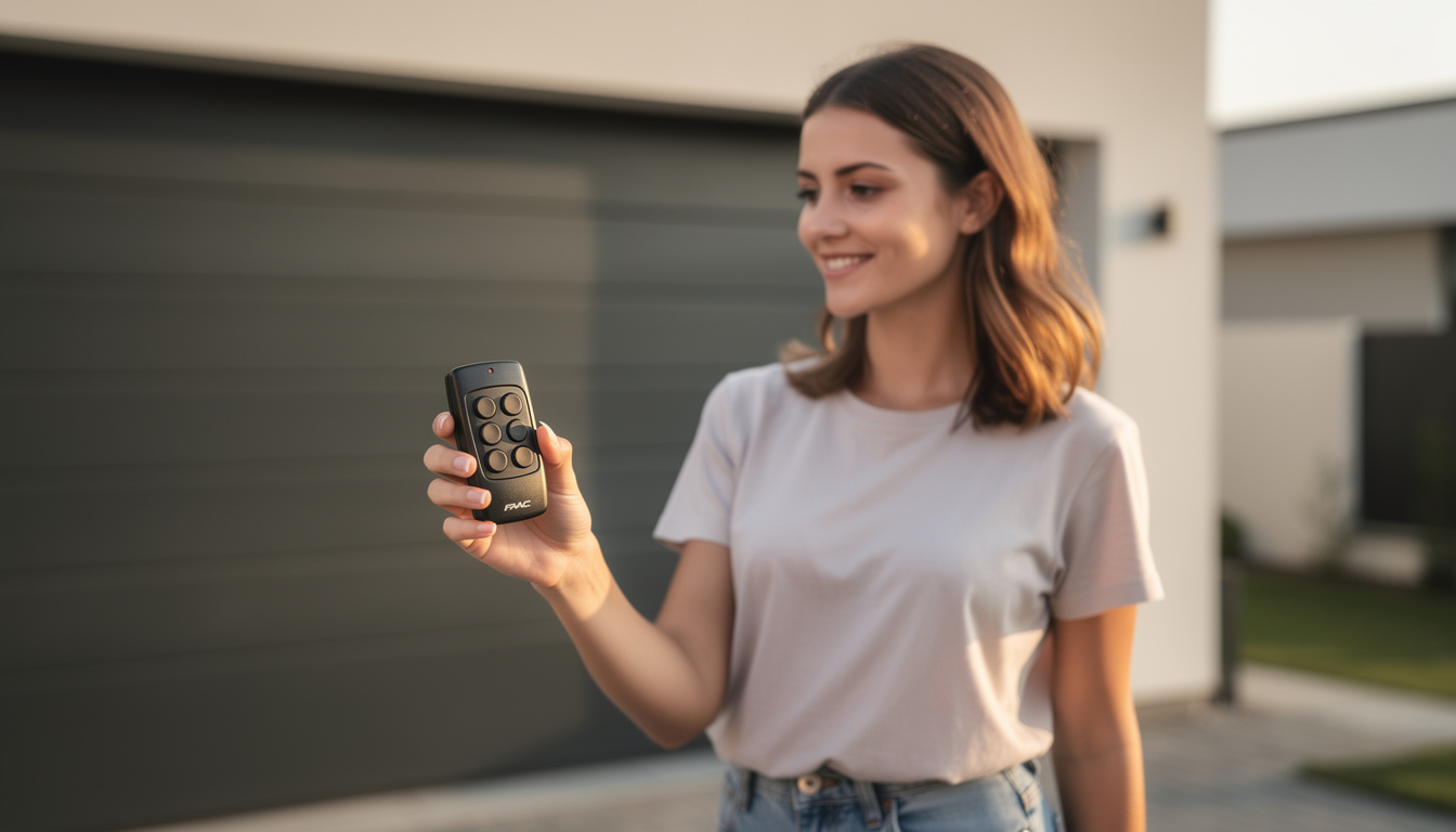 découvrez la notice complète pour programmer votre télécommande faac xt4 868 slh black, facilitant le contrôle et la sécurité de votre porte de garage.