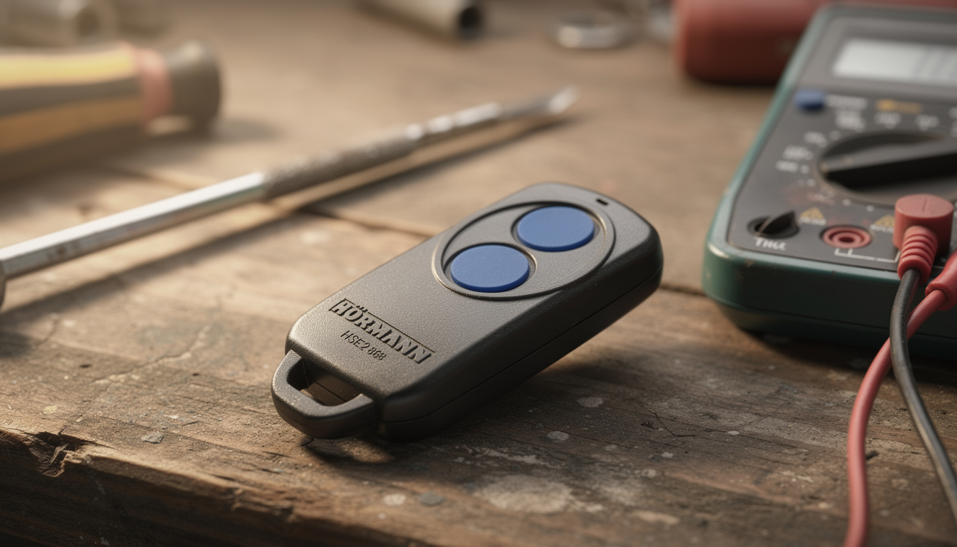 guide complet pour la programmation de la télécommande hörmann hse2-868 de porte de garage, facile à suivre pour une installation rapide.