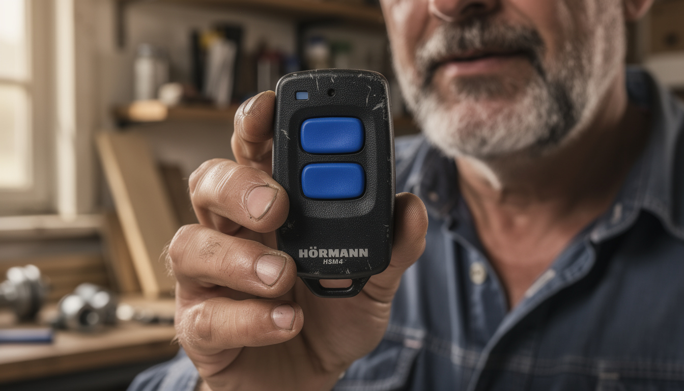 découvrez la notice complète pour programmer facilement votre télécommande de porte de garage hörmann hsm4. suivez nos étapes claires pour une installation rapide et sécurisée.