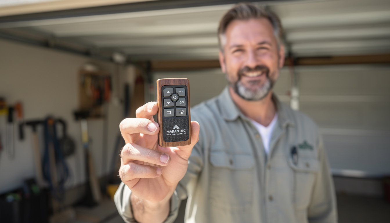 découvrez comment programmer facilement votre télécommande marantec d214 wood-433 pour porte de garage grâce à notre notice détaillée et claire.