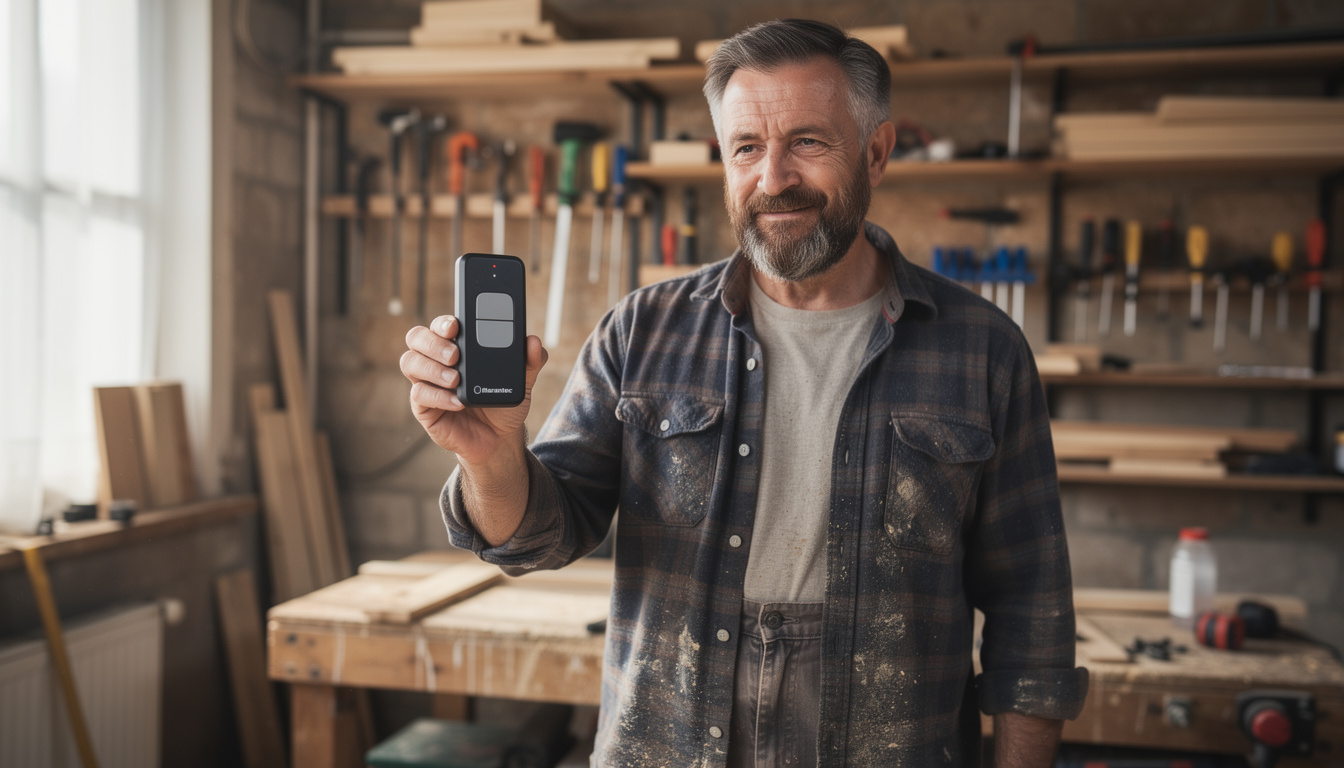 découvrez la notice complète pour programmer la télécommande marantec d302-433 de votre porte de garage, avec des instructions claires pour une configuration facile et rapide.