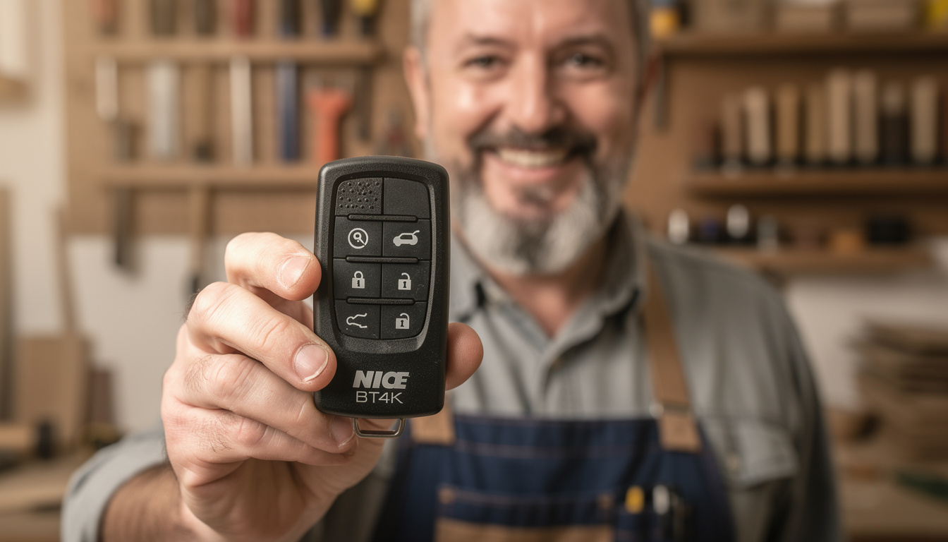découvrez la notice complète pour la programmation de la télécommande de porte de garage nice bt4k. suivez nos étapes simples pour configurer facilement votre télécommande.