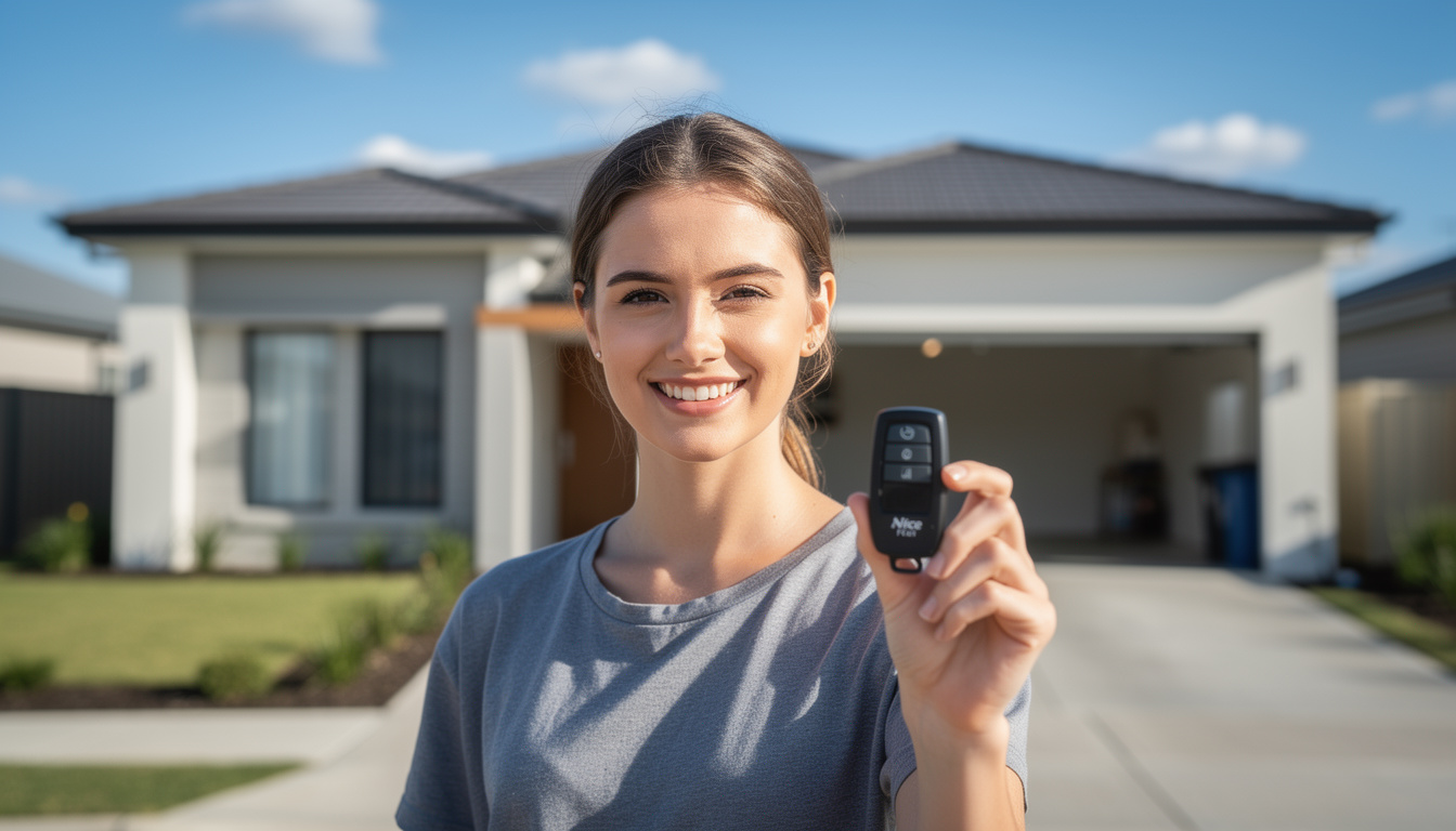 téléchargez la notice de programmation pour la télécommande de porte de garage nice flo1 et suivez les étapes simples pour configurer votre appareil rapidement et facilement.