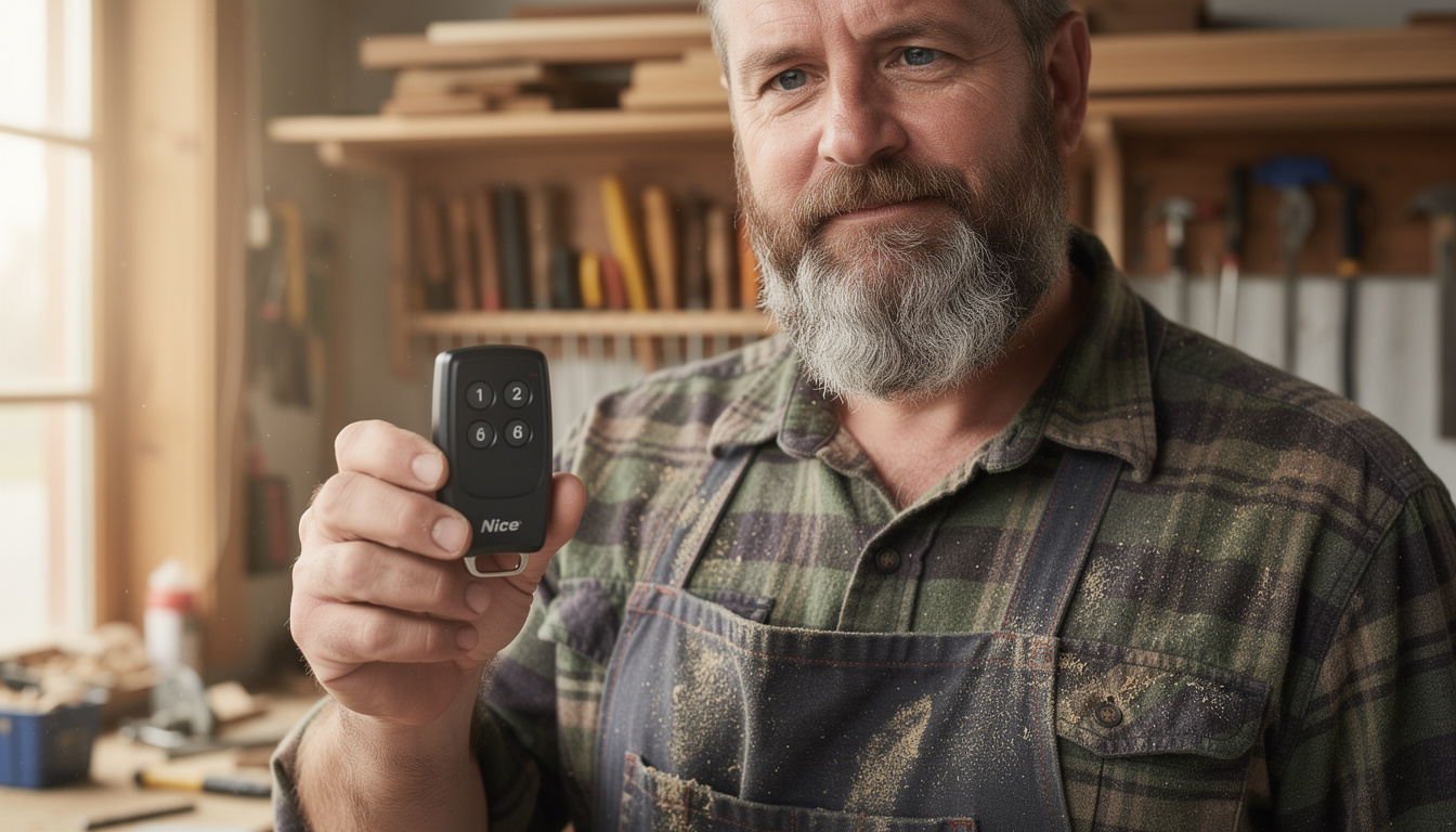 téléchargez la notice de programmation de la télécommande flo4re pour porte de garage nice et configurez facilement votre accès sécurisé.