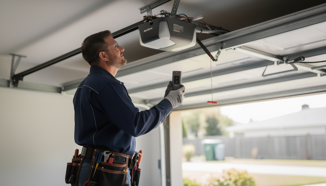 téléchargez la notice de programmation pour la télécommande de porte de garage novoferm novotron 504 max43-4 et facilitez l'installation et la configuration de votre système.