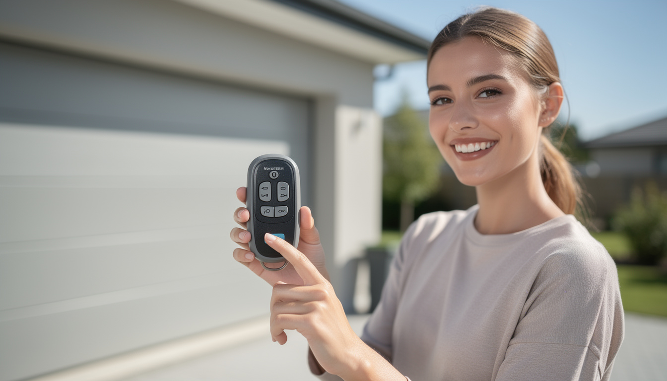 téléchargez la notice de programmation pour la télécommande de porte de garage novoferm s41-4 et configurez facilement votre ouverture automatique.