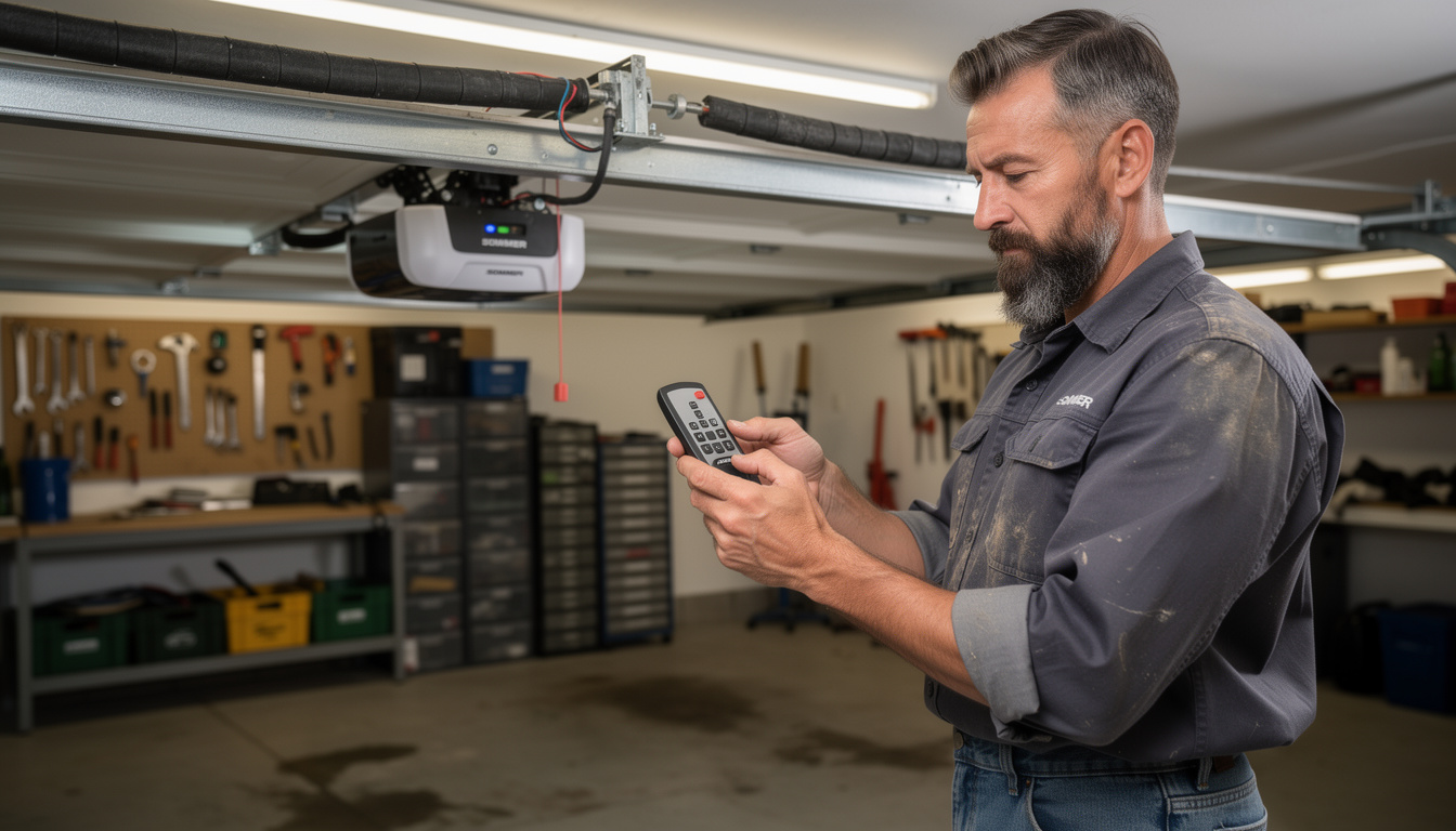 découvrez la notice complète pour la programmation de la télécommande de porte de garage sommer 4011. suivez nos instructions simples pour configurer facilement votre système.