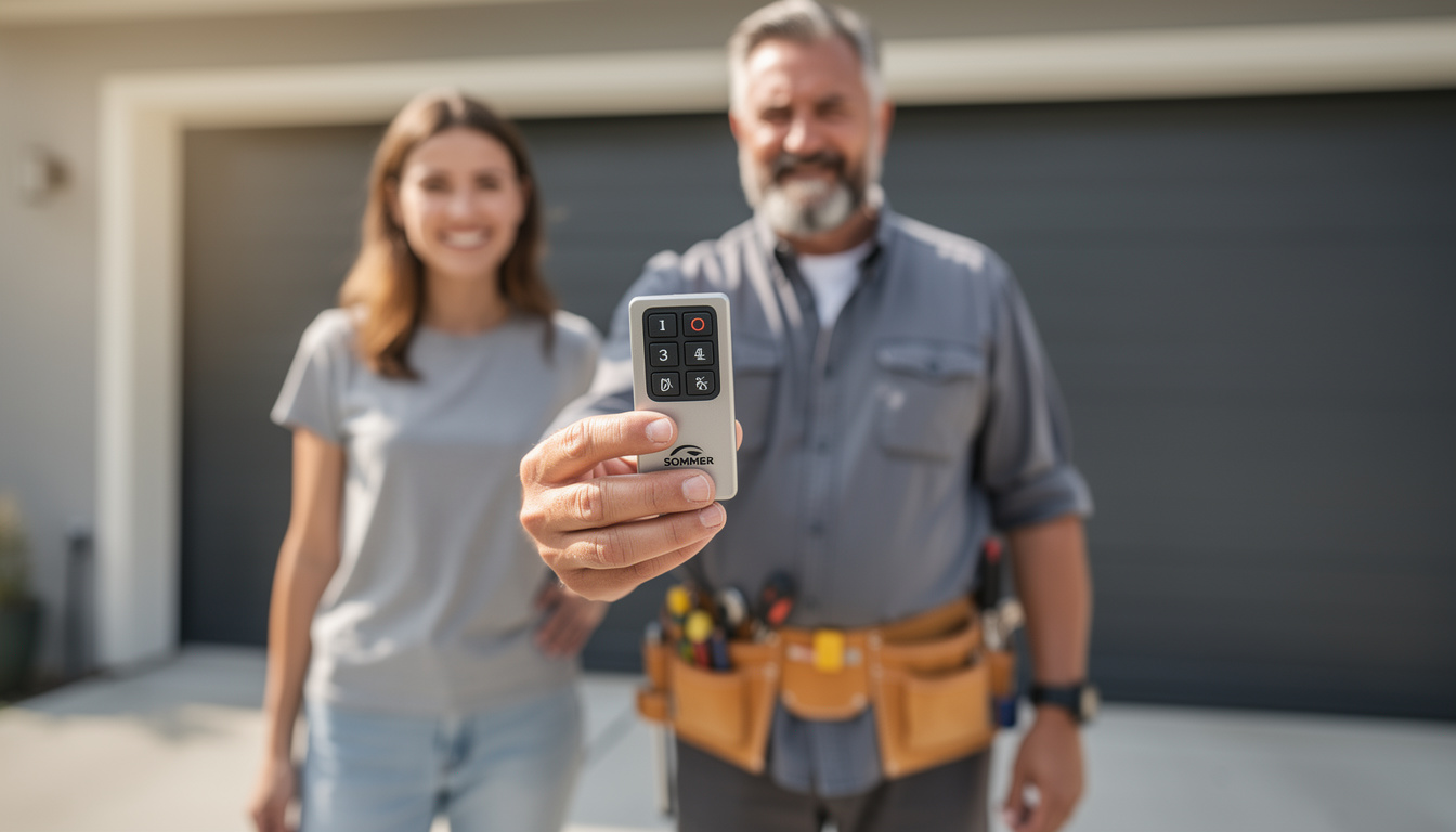 découvrez la notice complète pour la programmation de la télécommande de porte de garage sommer 4011. guide étape par étape pour une installation facile et rapide.
