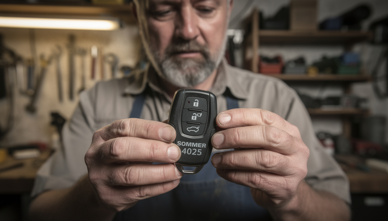 découvrez la notice de programmation pour la télécommande de porte de garage sommer 4025 : guide étape par étape pour une installation facile et rapide.