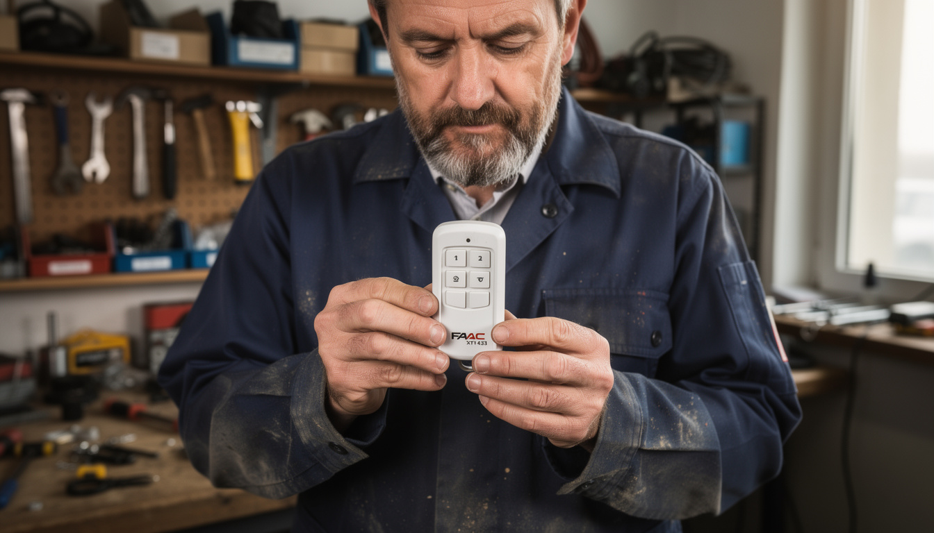 découvrez la notice complète pour la programmation de la télécommande faac xt1 433, idéale pour contrôler facilement vos volets roulants.