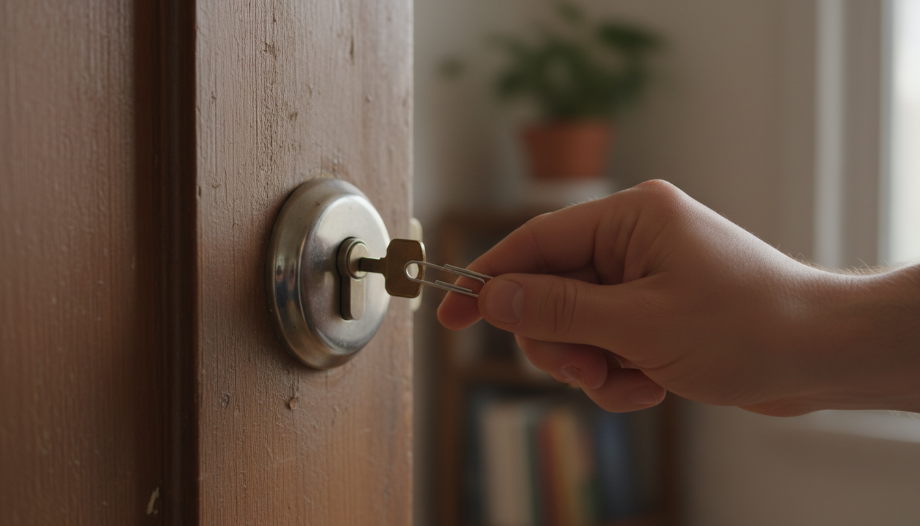 découvrez des astuces de bricoleur pour ouvrir une porte bloquée lorsque la clé est restée à l'intérieur, faciles et efficaces pour résoudre ce problème courant.