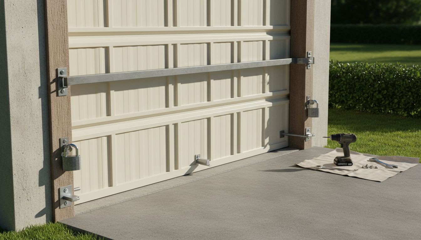 découvrez des astuces et solutions pratiques pour bloquer efficacement votre porte de garage basculante et assurer sa sécurité en toute simplicité.