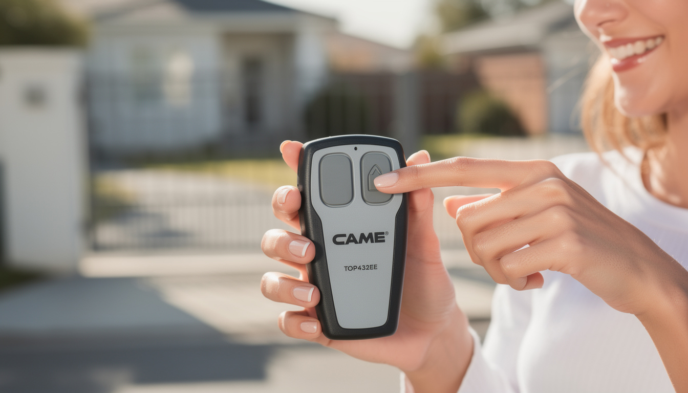 découvrez la notice de programmation de la télécommande came top432ee pour une utilisation facile et rapide de votre système d'automatisation.