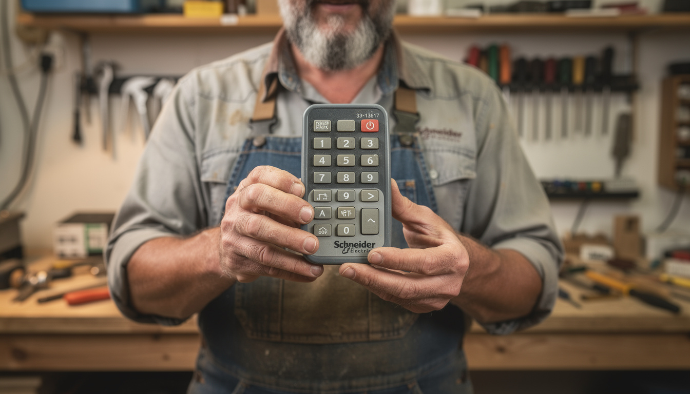 découvrez la notice complète pour la programmation de la télécommande schneider electric 33-13617-1 et profitez d'une installation facile et rapide.
