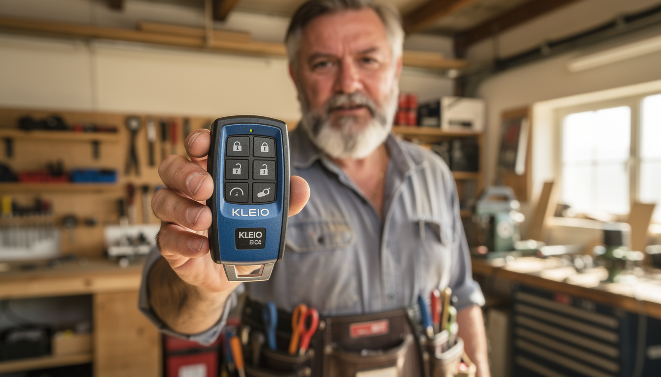 découvrez la notice de programmation pour la télécommande de porte de garage bft kleio b rca04. suivez nos instructions simples pour configurer votre télécommande rapidement et facilement.