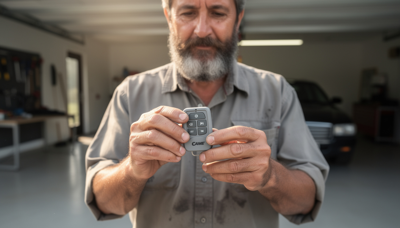 téléchargez la notice de programmation pour la télécommande de porte de garage came top2 et configurez facilement votre système d'accès sécurisé.