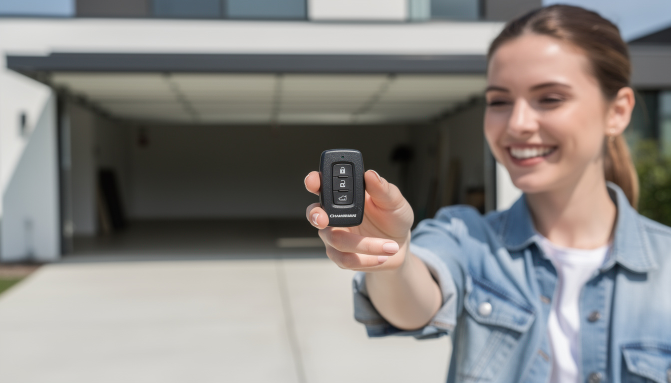 téléchargez la notice de programmation de la télécommande pour porte de garage chamberlain ch363 et suivez les étapes simples pour configurer votre appareil facilement.