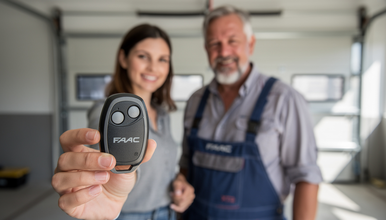 téléchargez la notice de programmation de la télécommande faac xt2 433 sl pour porte de garage et suivez les étapes simples pour configurer votre système rapidement et facilement.