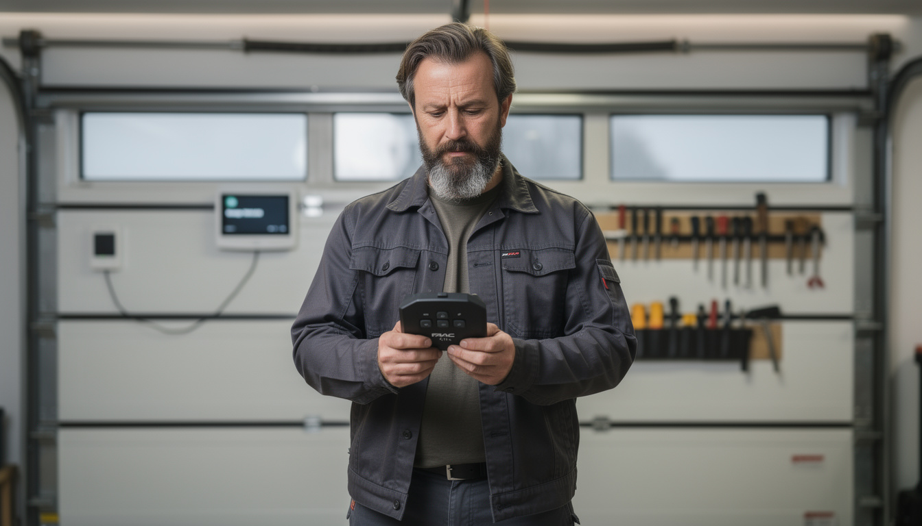 découvrez la notice de programmation pour la télécommande faac xt4 868 slh, idéale pour contrôler facilement votre porte de garage. guide complet et instructions simples en français.