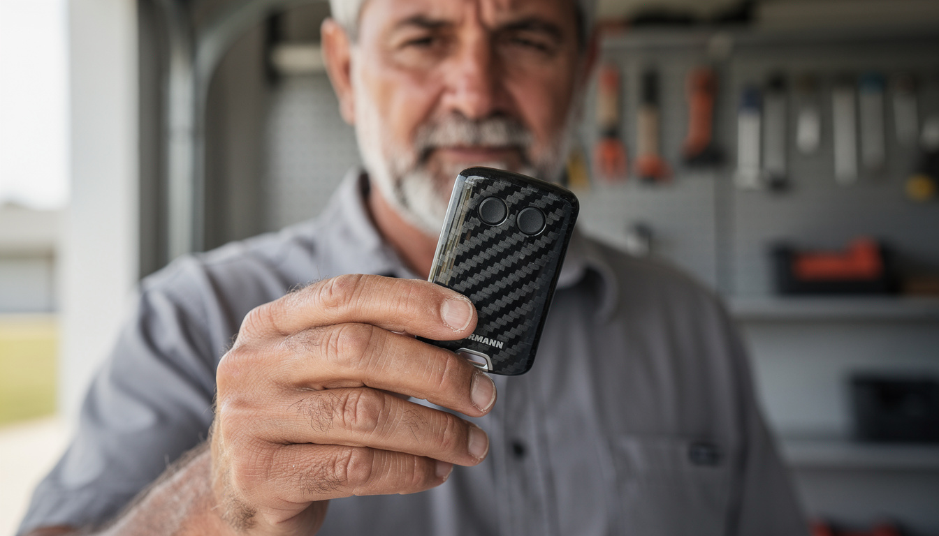 découvrez la notice de programmation pour la télécommande de porte de garage hörmann hse2-868 bs carbon. guide étape par étape pour un réglage facile et rapide.