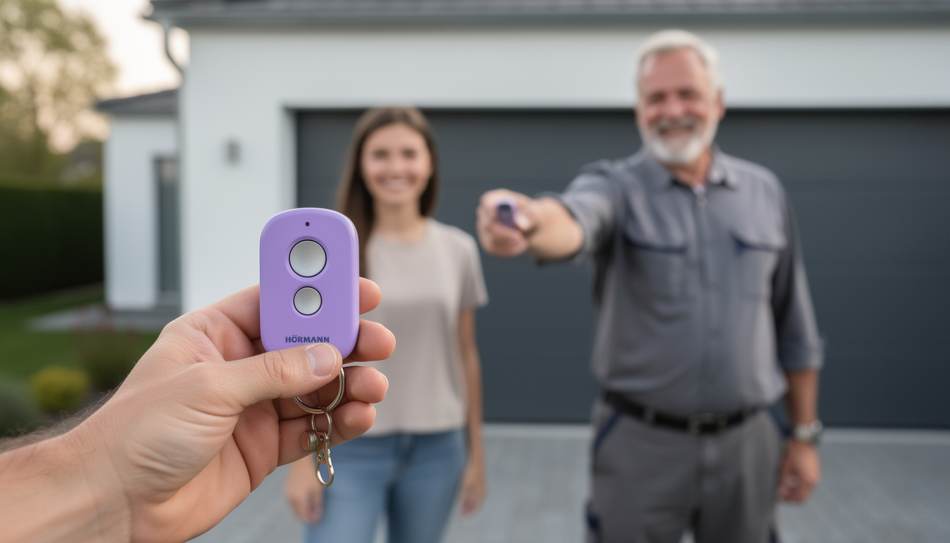 téléchargez la notice de programmation pour la télécommande de porte de garage hörmann hse2-868 bs lila et découvrez comment configurer facilement votre dispositif pour un contrôle optimal.