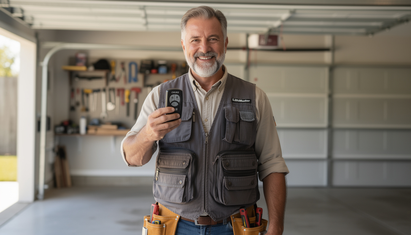 découvrez la notice complète pour la programmation de la télécommande de porte de garage liftmaster chu62. suivez nos étapes simples pour configurer facilement votre dispositif.