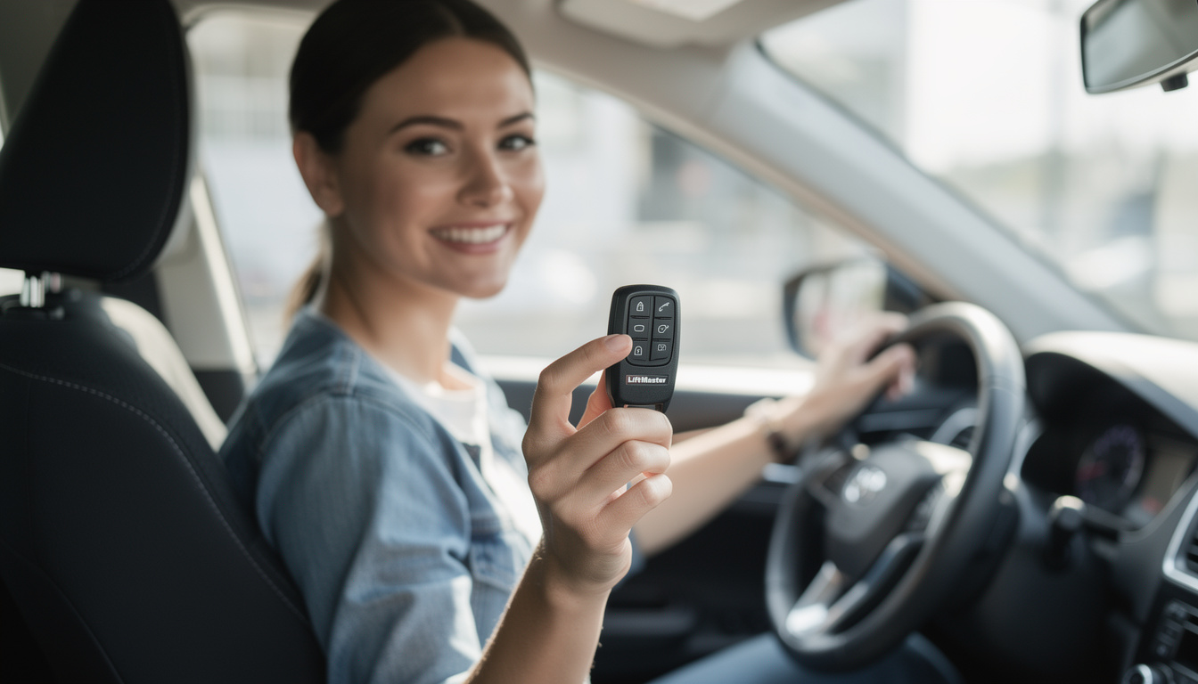 téléchargez la notice de programmation pour la télécommande liftmaster mc100-p2mc et apprenez à configurer facilement votre porte de garage.