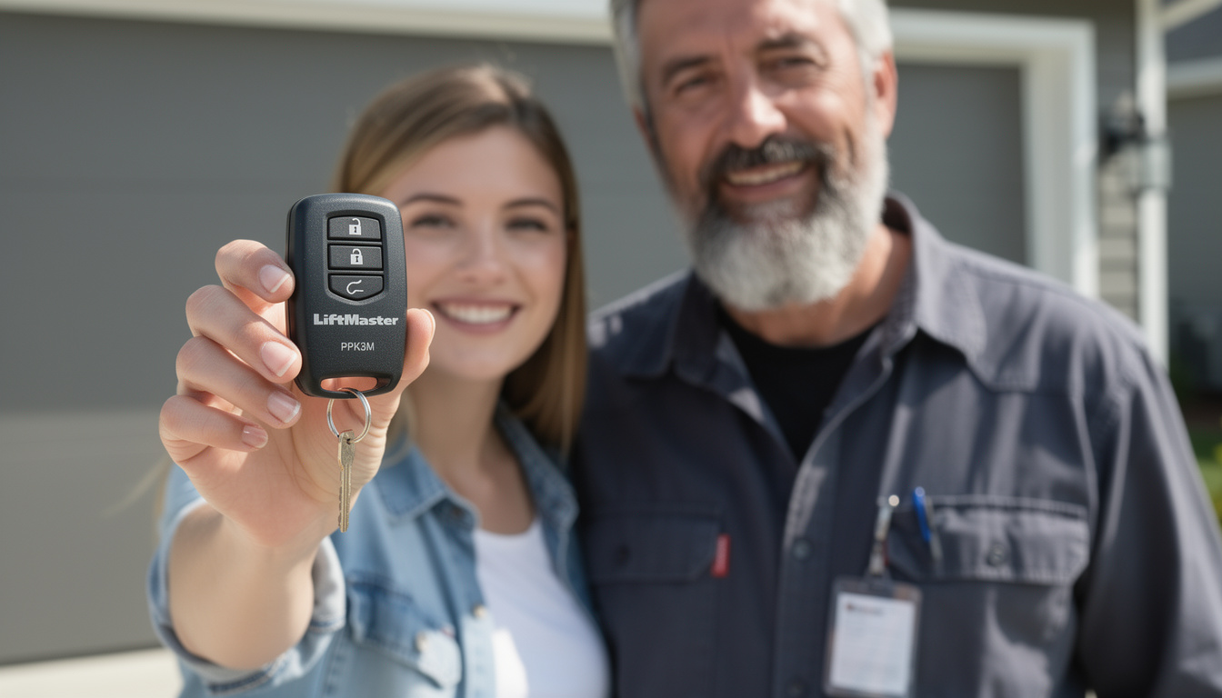 découvrez la notice complète pour la programmation de la télécommande liftmaster ppk3m, facilitant l'installation et l'utilisation de votre porte de garage.