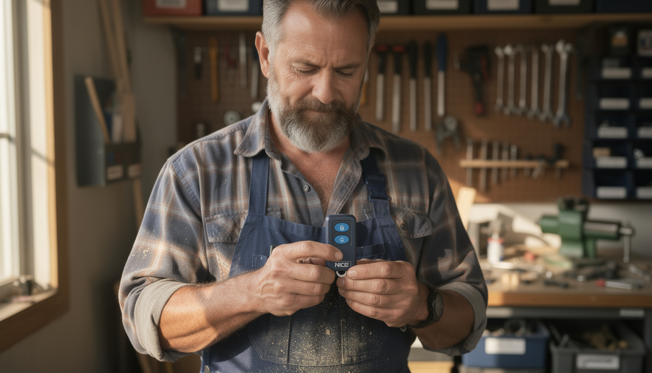 découvrez la notice complète pour la programmation de la télécommande porte de garage nice flo2. suivez nos étapes simples pour configurer facilement votre télécommande.