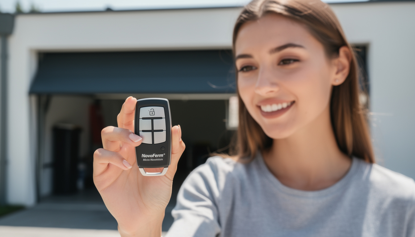 téléchargez la notice de programmation de la télécommande novoferm micro-novotron 512 design pour porte de garage. guide simple et rapide pour une installation facile.