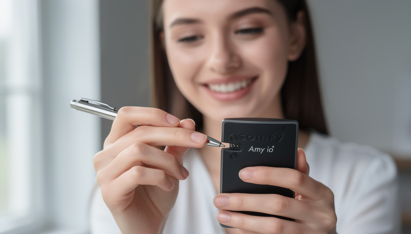 découvrez la notice complète pour programmer facilement votre télécommande volet roulant somfy amy io et profitez d'une utilisation optimale de votre équipement.