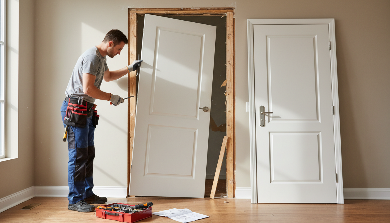 découvrez notre guide pratique pour changer une porte intérieure avec son cadre. astuces et étapes détaillées pour réussir facilement vos travaux de rénovation.