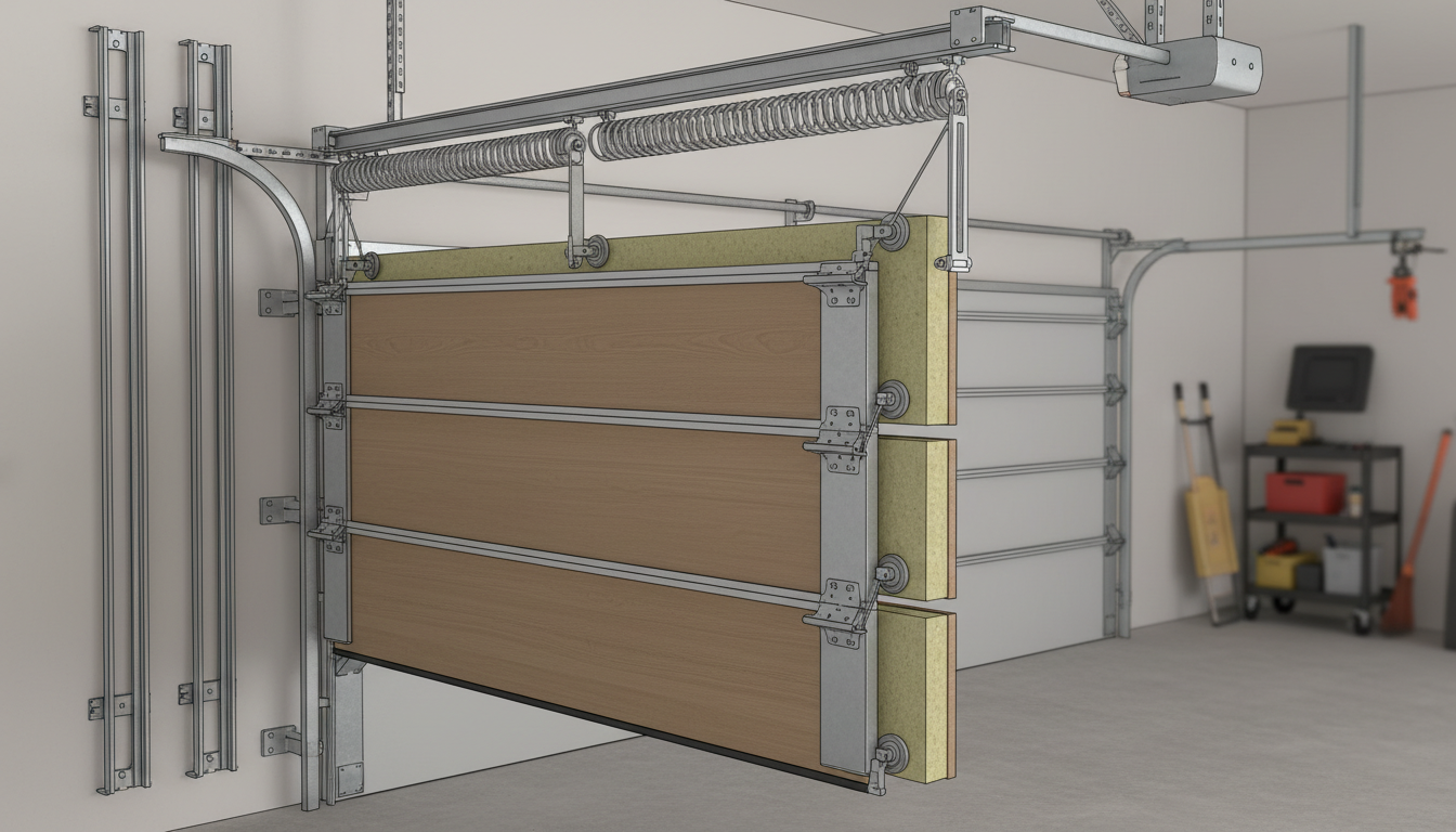 découvrez comment installer une porte de garage sectionnelle grâce à un schéma détaillé et des explications claires pour un montage réussi et sécurisé.