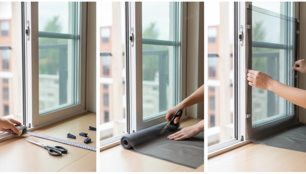découvrez comment installer facilement une moustiquaire sur une fenêtre coulissante grâce à notre guide pratique simple et rapide, pour profiter d'un intérieur sans insectes.