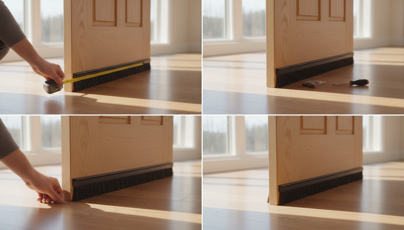 découvrez comment installer un bas de porte brosse pour améliorer l'isolation de votre maison et réduire les pertes de chaleur efficacement.