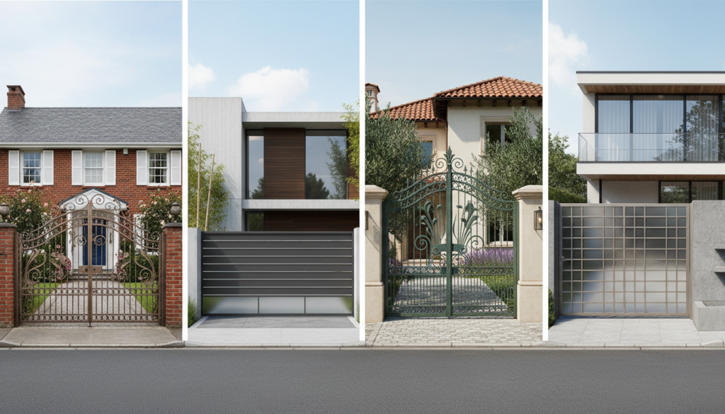 découvrez nos modèles de portails métalliques et apprenez à choisir le style idéal qui s'harmonise parfaitement avec l'architecture de votre maison.