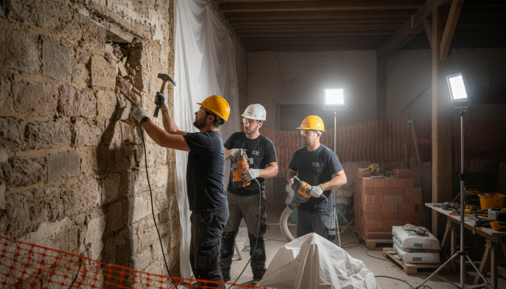 découvrez les meilleures techniques, précautions et astuces pour ouvrir un mur en pierre en toute sécurité et réussir votre rénovation avec succès.
