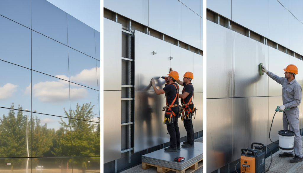 découvrez tout ce qu'il faut savoir sur le bardage acier pour façade : ses avantages, les techniques de pose et les conseils d'entretien pour une façade durable et esthétique.