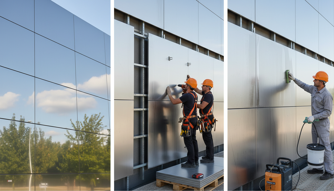 découvrez tout ce qu'il faut savoir sur le bardage acier pour façade : ses avantages, les techniques de pose et les conseils d'entretien pour une façade durable et esthétique.