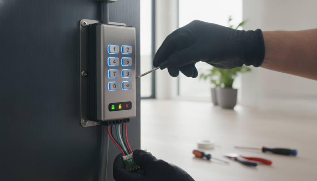 découvrez comment choisir et installer un clavier à code filaire, un dispositif de sécurité performant pour protéger efficacement vos accès.