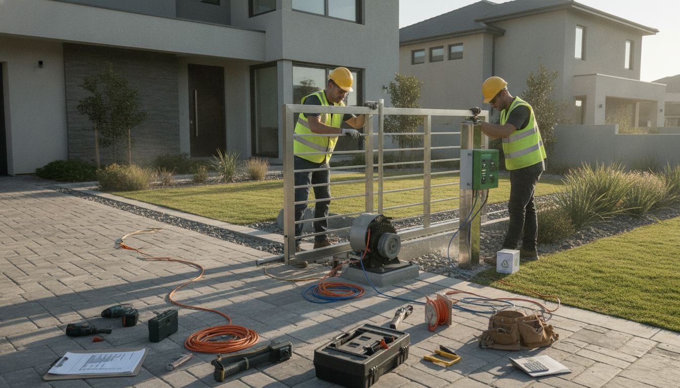 découvrez quel budget prévoir pour l'installation d'un portail électrique et nos conseils pratiques pour réaliser des économies tout en assurant une installation sécurisée et fiable.