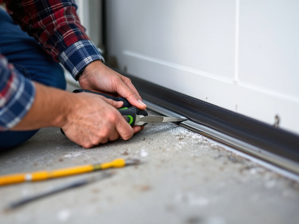 Comment changer le joint du bas d'une porte de garage ?